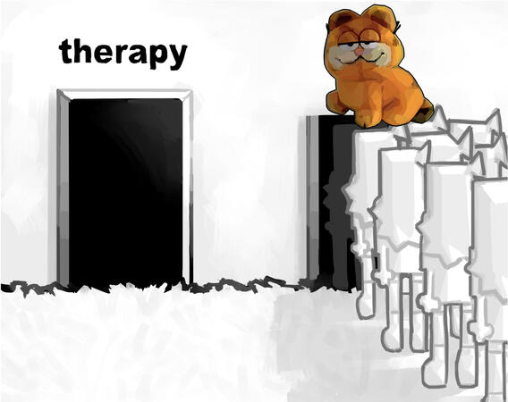 THERAPY VS. GARFIELD